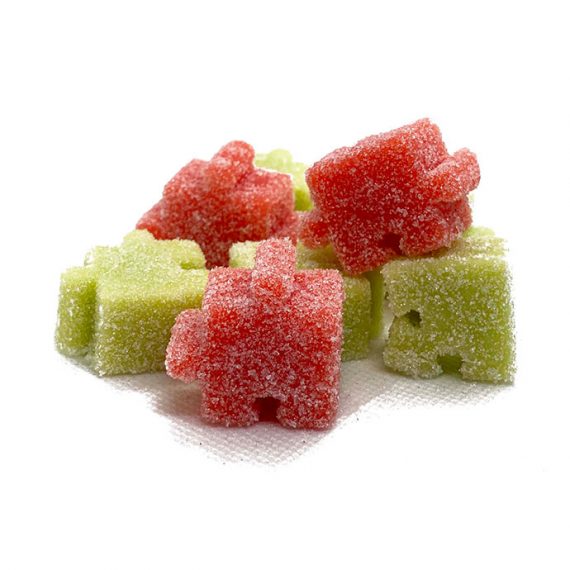 Green Apple & Watermelon Puzzle Gummies | 240mg